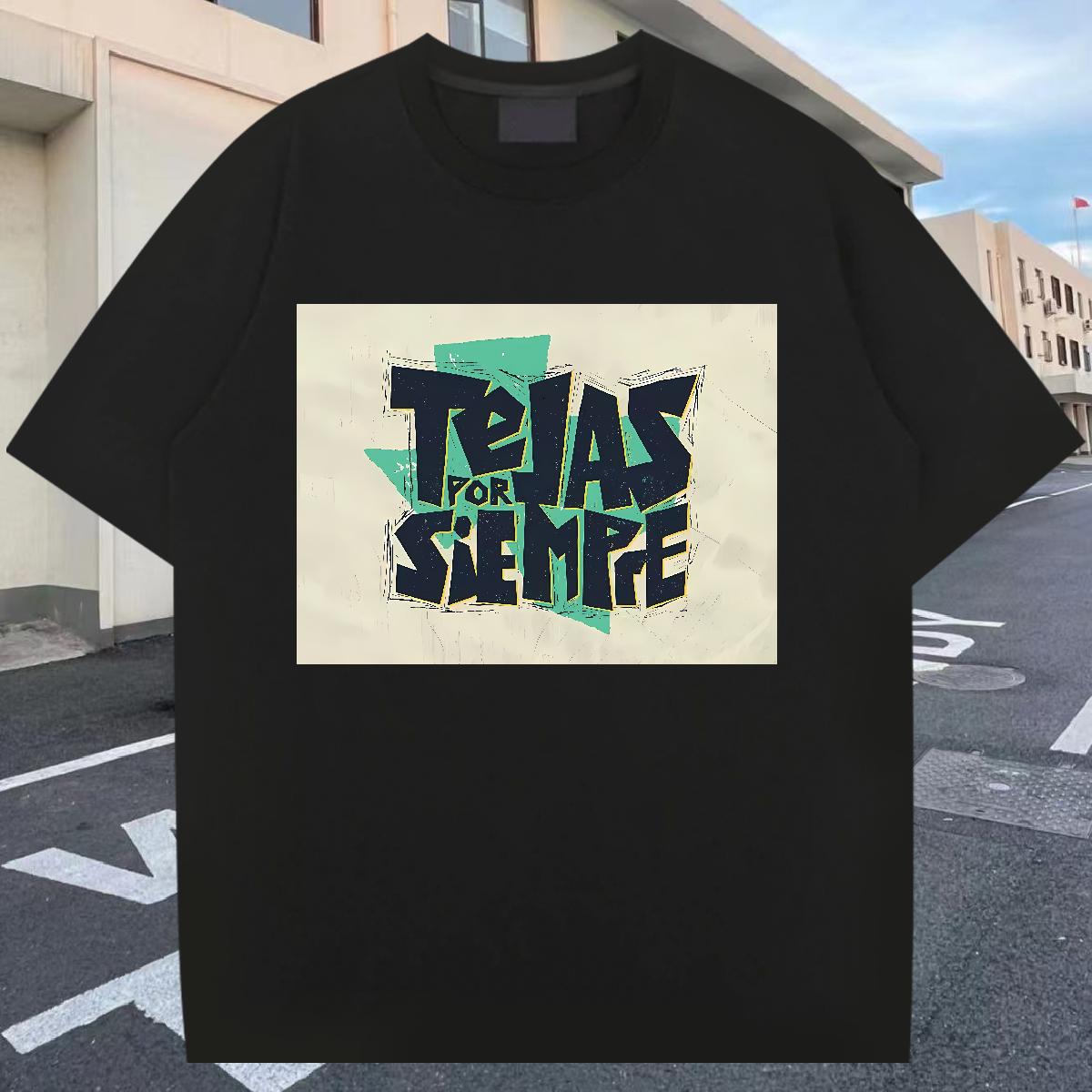 5A Men T Shirts Hip Hop Street Breathable Crew Neck Cotton Men Tees New Arrival Anime Print Wear