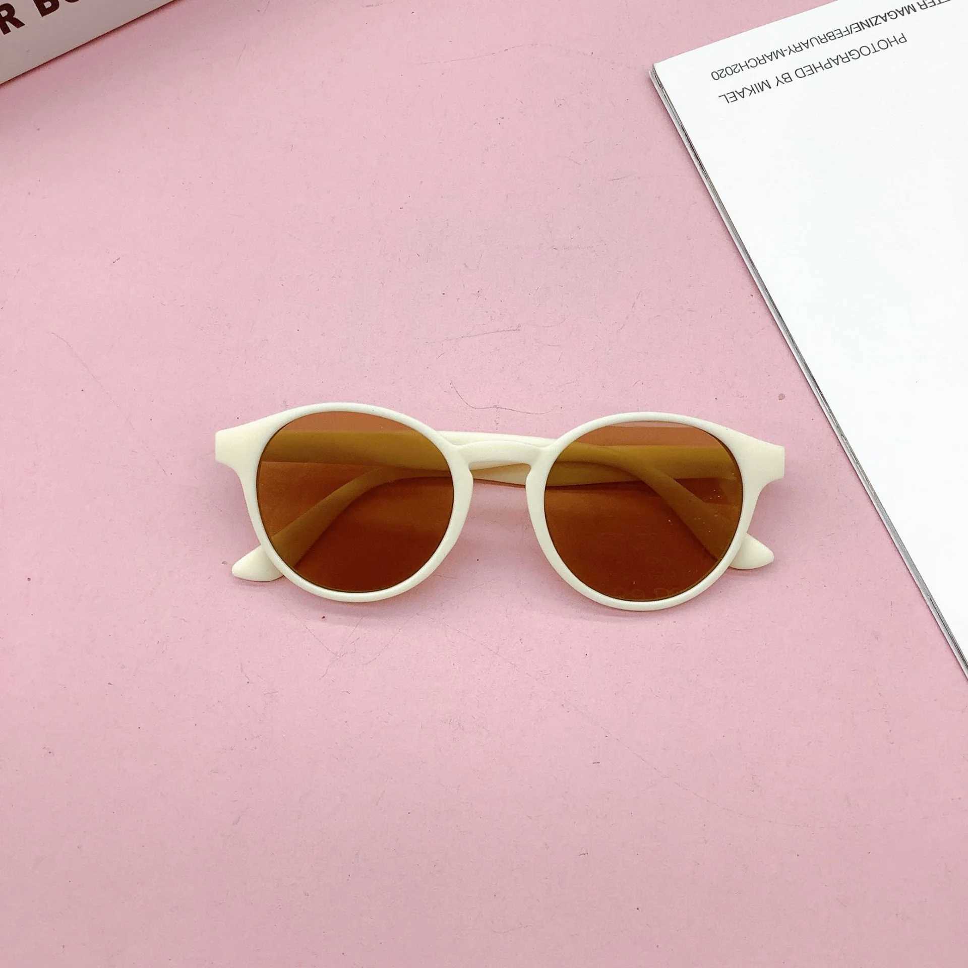 Sunglasses New Childrens Sunglasses Fashion Trend Baby Sunglasses Edition Boys and Girls Glasses
