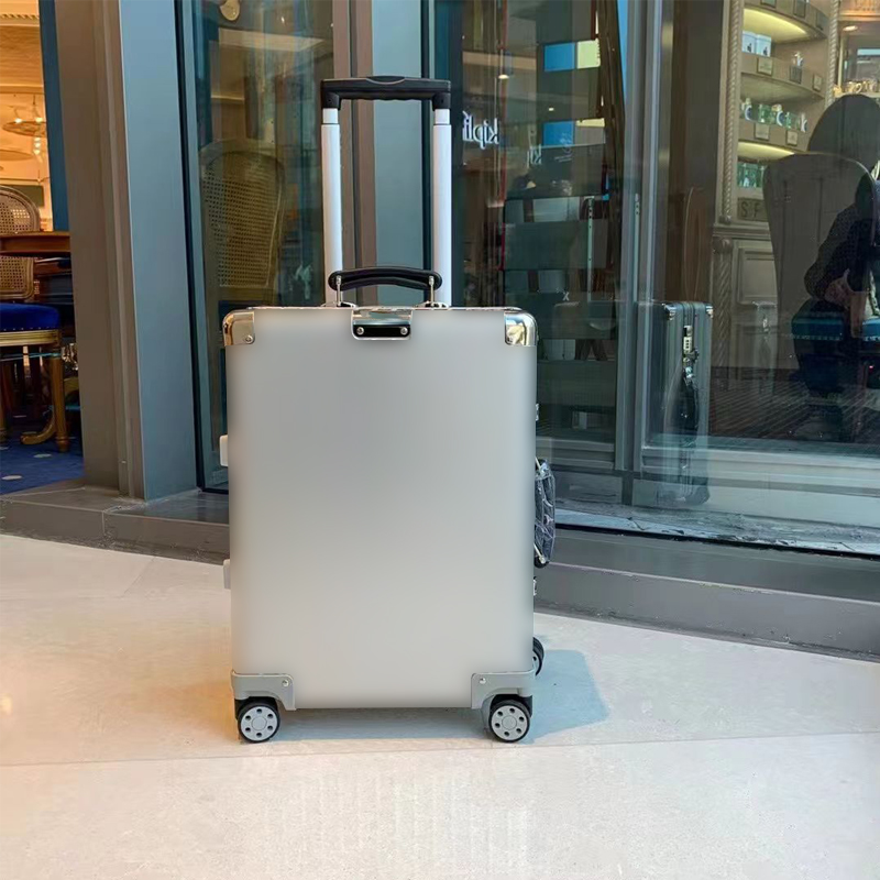 Rim0 lage designer Lage Metal Combination Box fashion suitcase boarding box universal wheel large capacity trolley case