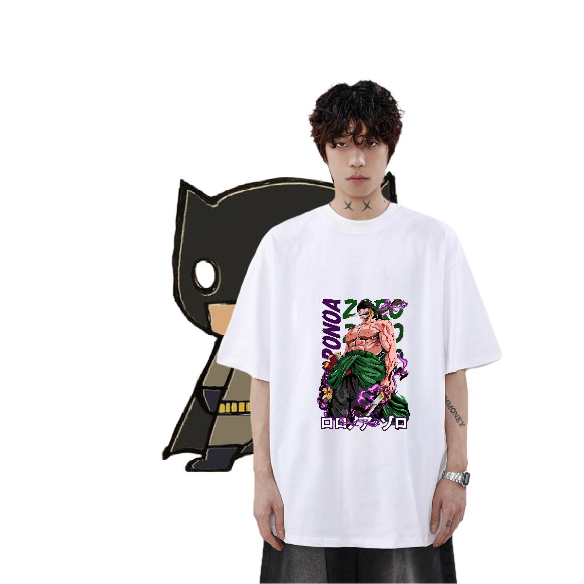 New T-Shirts for Men Custom Anime Men Tees Casual Cotton Breathable Classic Top Tees