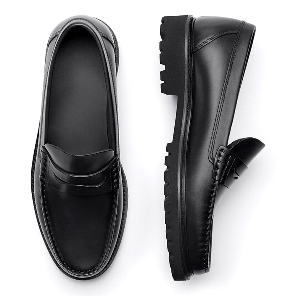 Full Grain Men's Loafer High Quality Handmade Wear-Resistant Genuine Leather Casual Shoes 241111