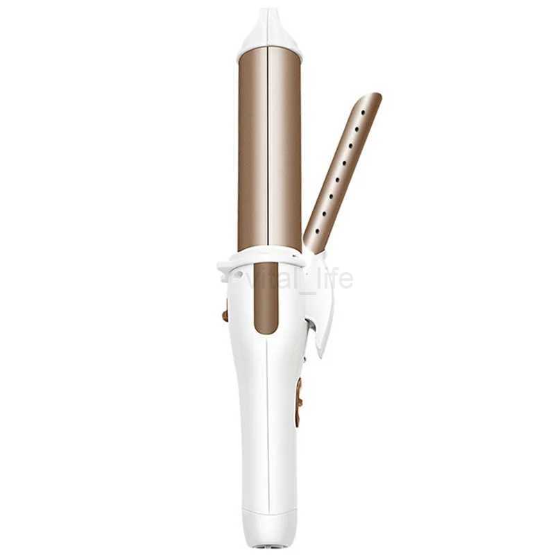 Multifunction 2 In 1 Portable Gold Electric Hair Curling Iron Hair Curler Straightener With Dust Cover Hair Care Styling ToolCL240716