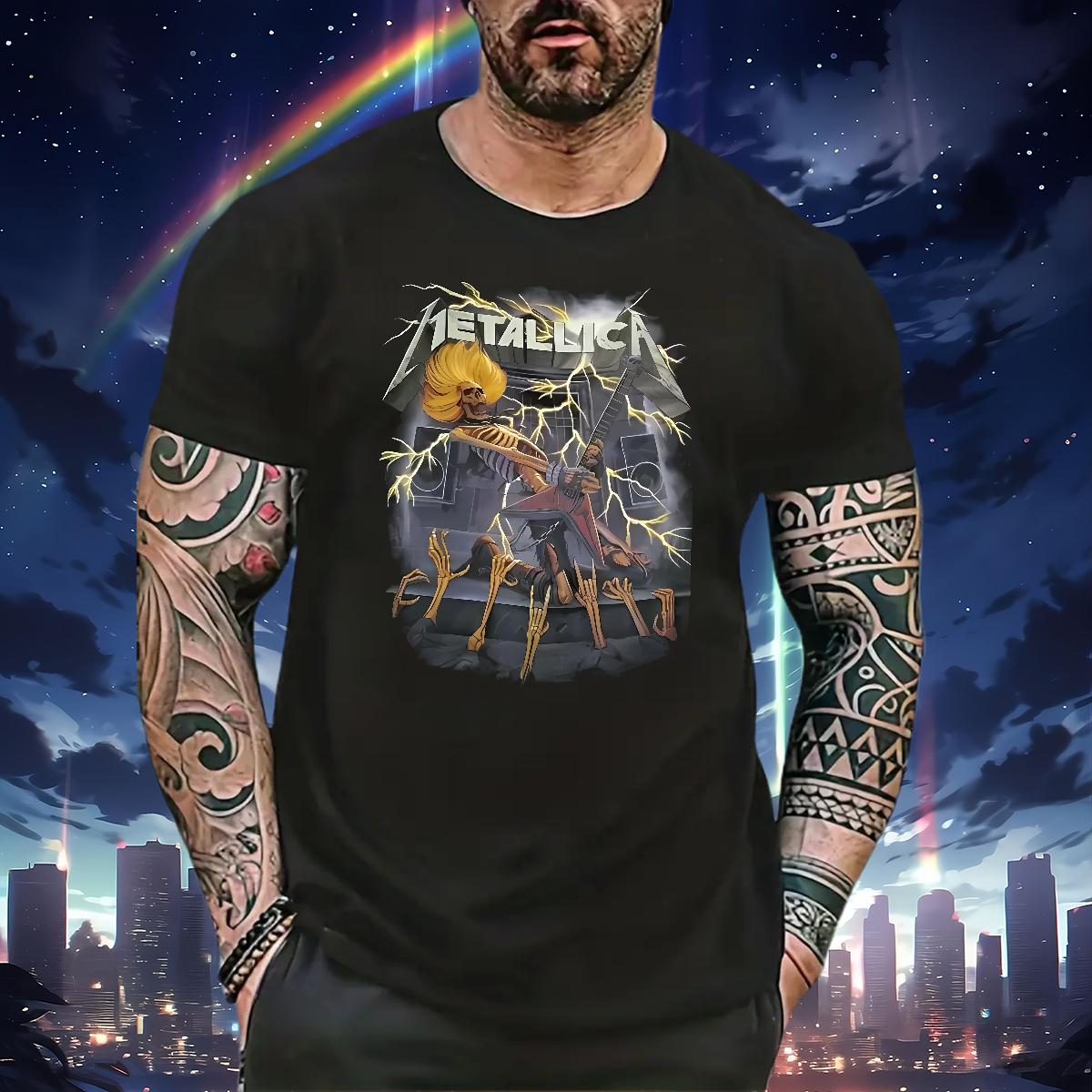 2024 New T-Shirts fashion 100% Cotton 230g Floral Print Outdoor Men Clothes T-Shirt Cotton Breathable Short Sleeve Cool Design