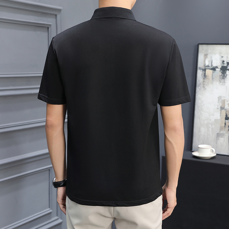 2024 Summer New Short sleeved POLO Shirt Slim Fit T-shirt Trendy Embroidered Men's Polo Top