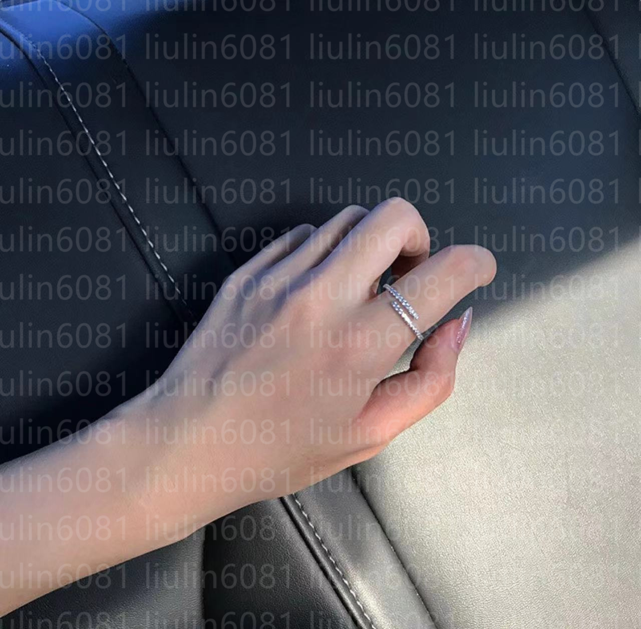 Luxury Designer Ring fashion diamond ring for woman man top quality Electroplating 18k Classic Premium Rose Gold with box