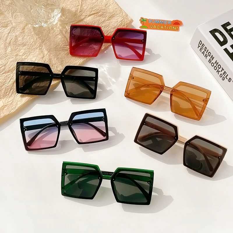 Sunglasses New Girls Colors Geometric Rectangle Eye Protection Accessories Children Colors Sunglasses Girls Boy Kids Polarized Sunglasses