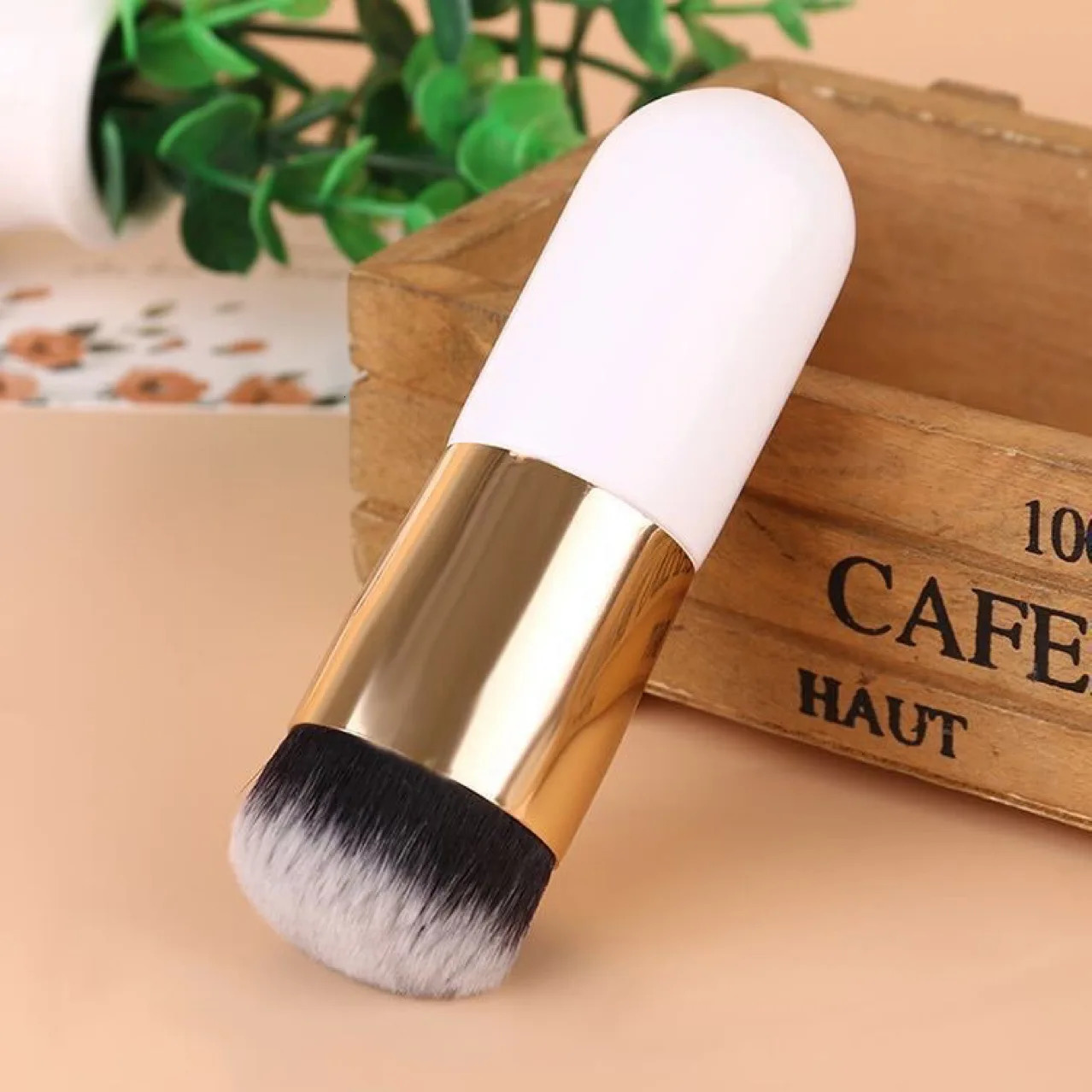 chubby dock foundation brush flat cream makeup brush professional makeup brush 240715