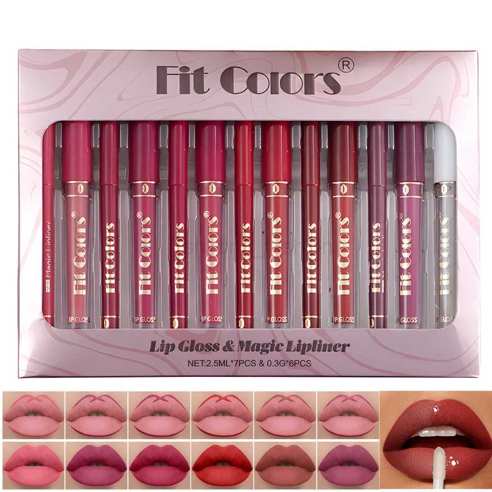 Fit Colors 6+7 Lip Liner Pencil Case Matte non-stick cup Hook Lip pencil is waterproof and does not easily decolor lip glazeCL240716