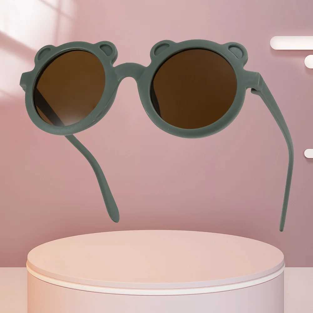 Sunglasses childrens sunglasses trendy sunglasses round frame cartoon frog childrens glasses