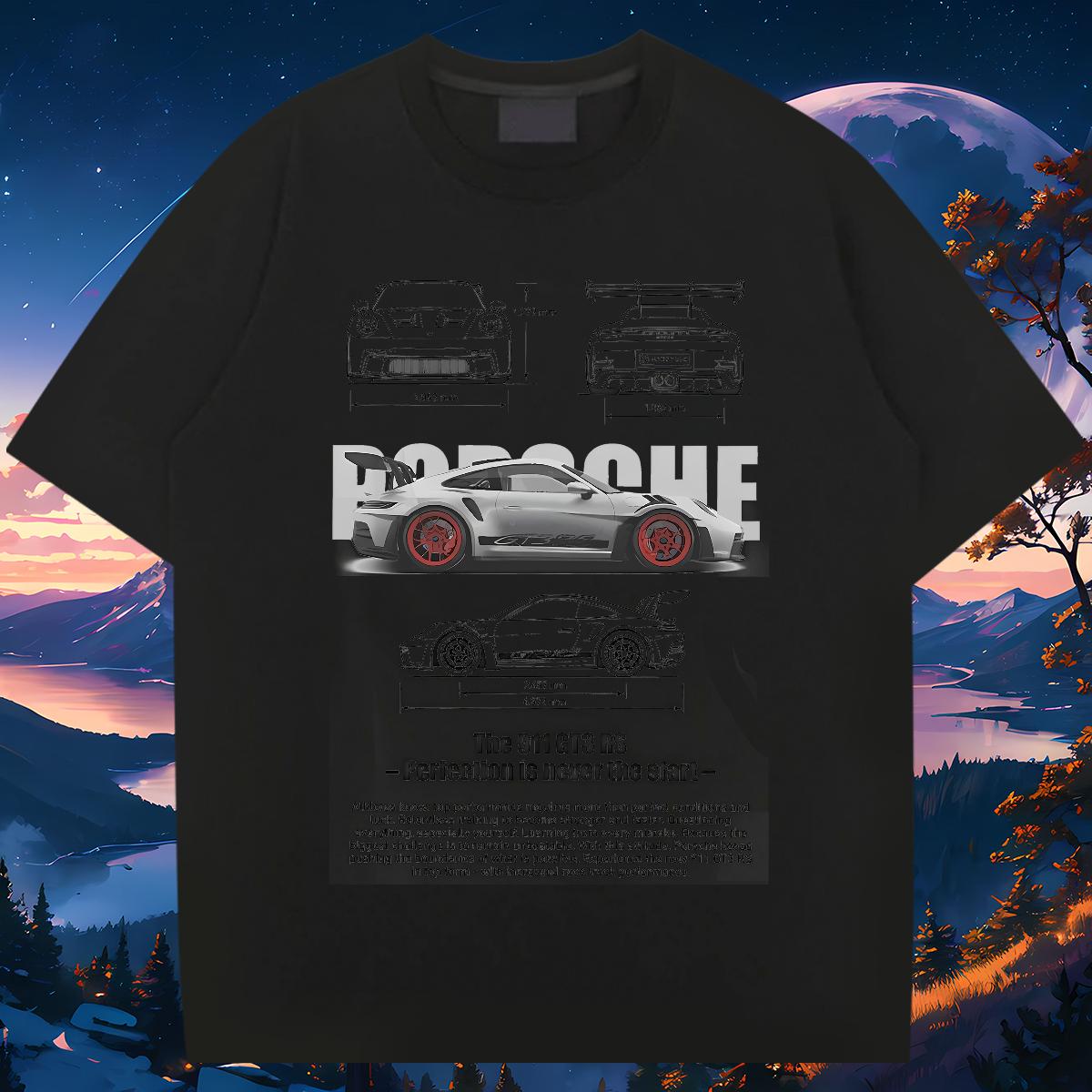 New Man T Shirts fashion 230g Cotton Custom Print Plus Size Couples T Shirts Anime Printing Street Crew Neck Cotton Breathable Cool Design Tops Tees