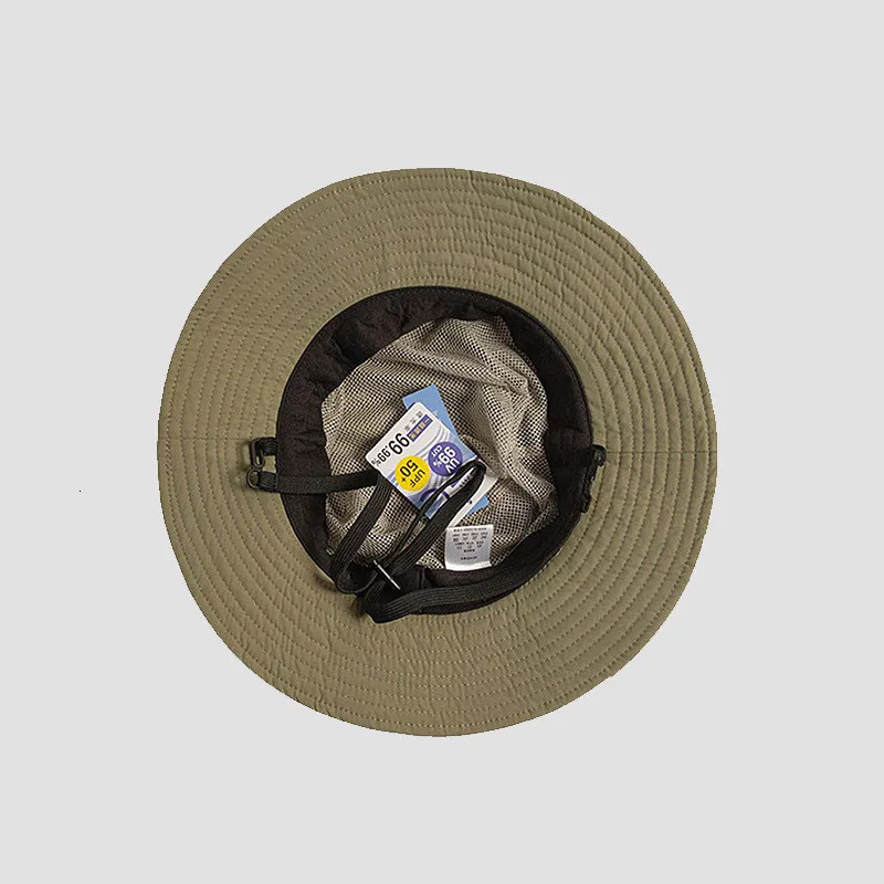 Sun-Proof Fishing Hat Male Camping Mountaineering Couple Bucket Hat Female Japanese Style Alphabet Embroidered Busket Hat 240713