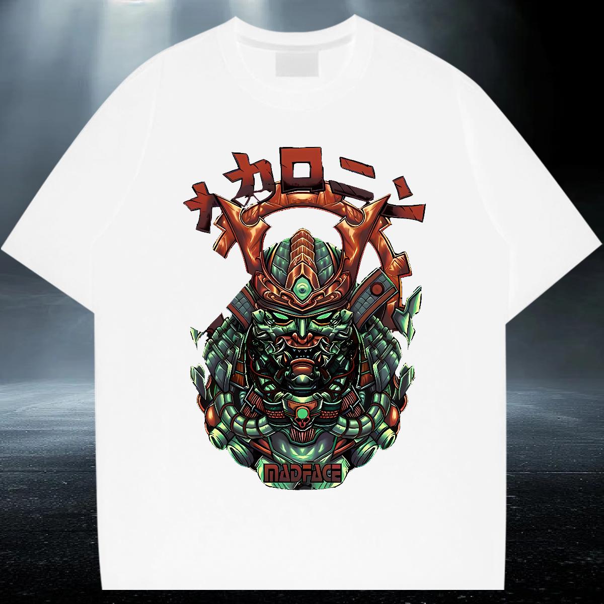 Classic Man T Shirts fashion 230g Cotton Anime Printing Street Breathable Crew Neck Couples T Shirts DIY Asian Size Tshirts