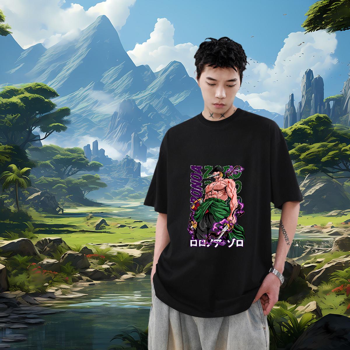 Loose Fit Tshirts Crew Neck Cotton Beach Men T Shirts Customized Print 2024 DIY Tee Shirt