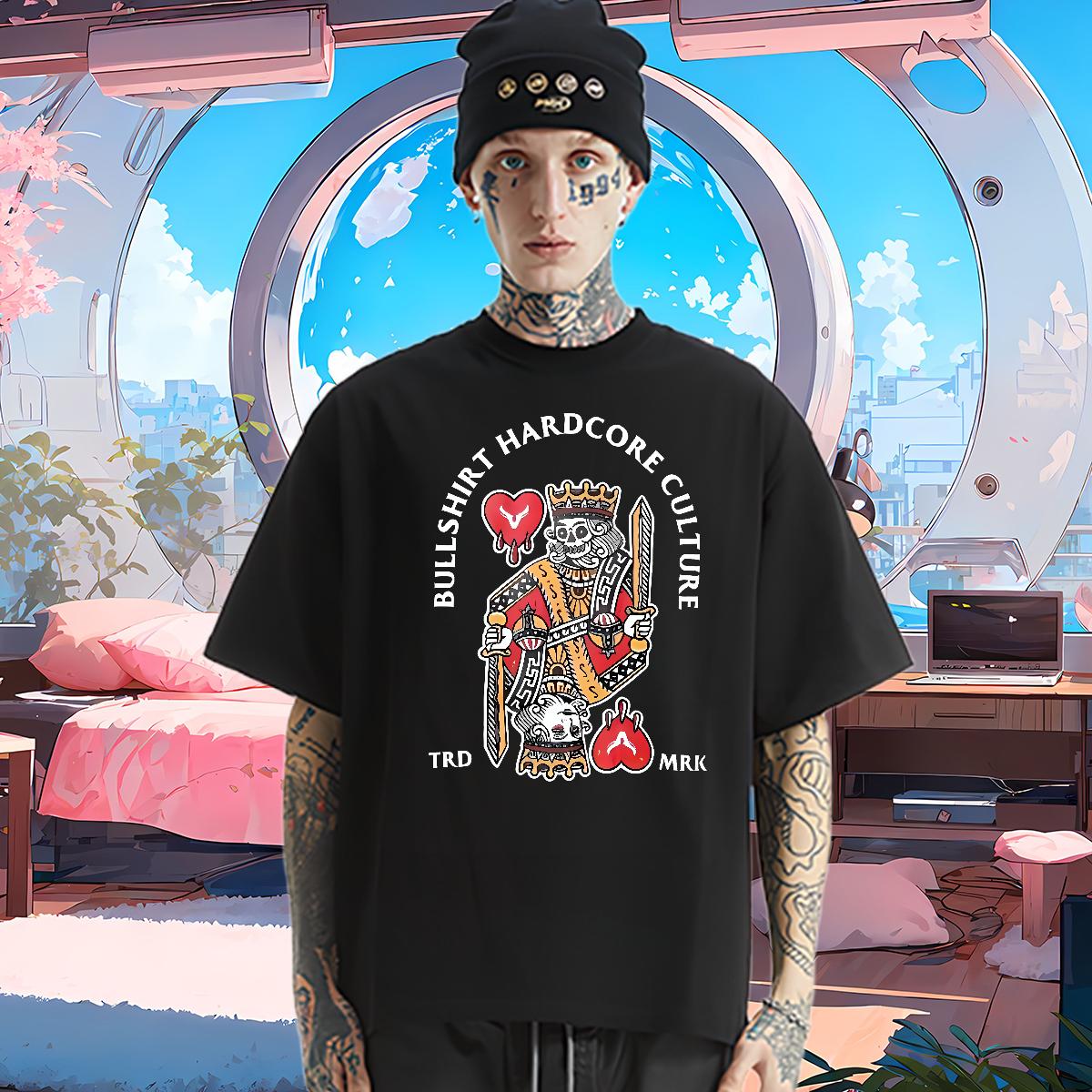 2024 Designer T-Shirts for Men fashion 100% Cotton 230g Custom Print Oversized Mens Tshirts Summer Casual Short Sleeve Cotton O-Neck Soft Tee Shirt