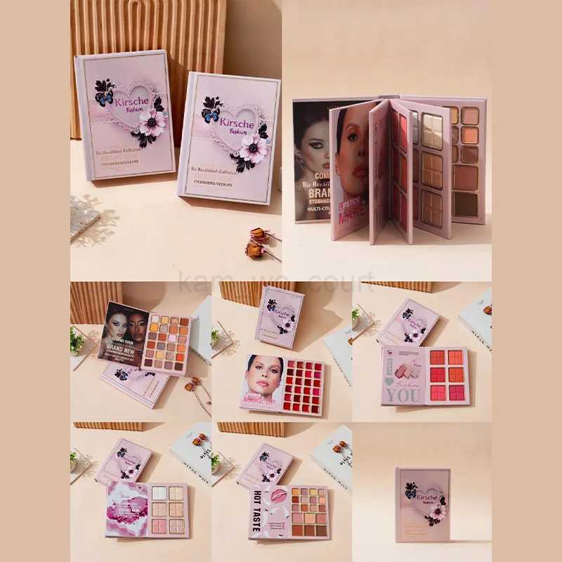 5-layer Book Palette High-gloss Blush Eyeshadow 5-in-1Multifunctional MakeupSet Easy to Carry Fashion Women MakeUp ToolsM240716