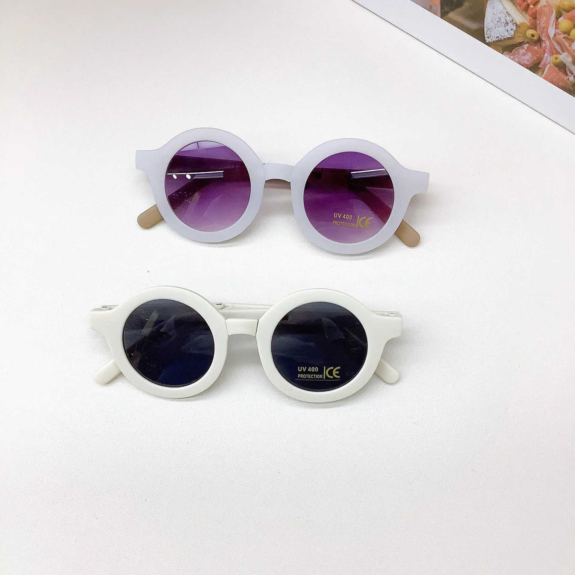 Sunglasses New Folding Childrens Fashion Baby Boys Girls Sun And UV Protection Sunglasses