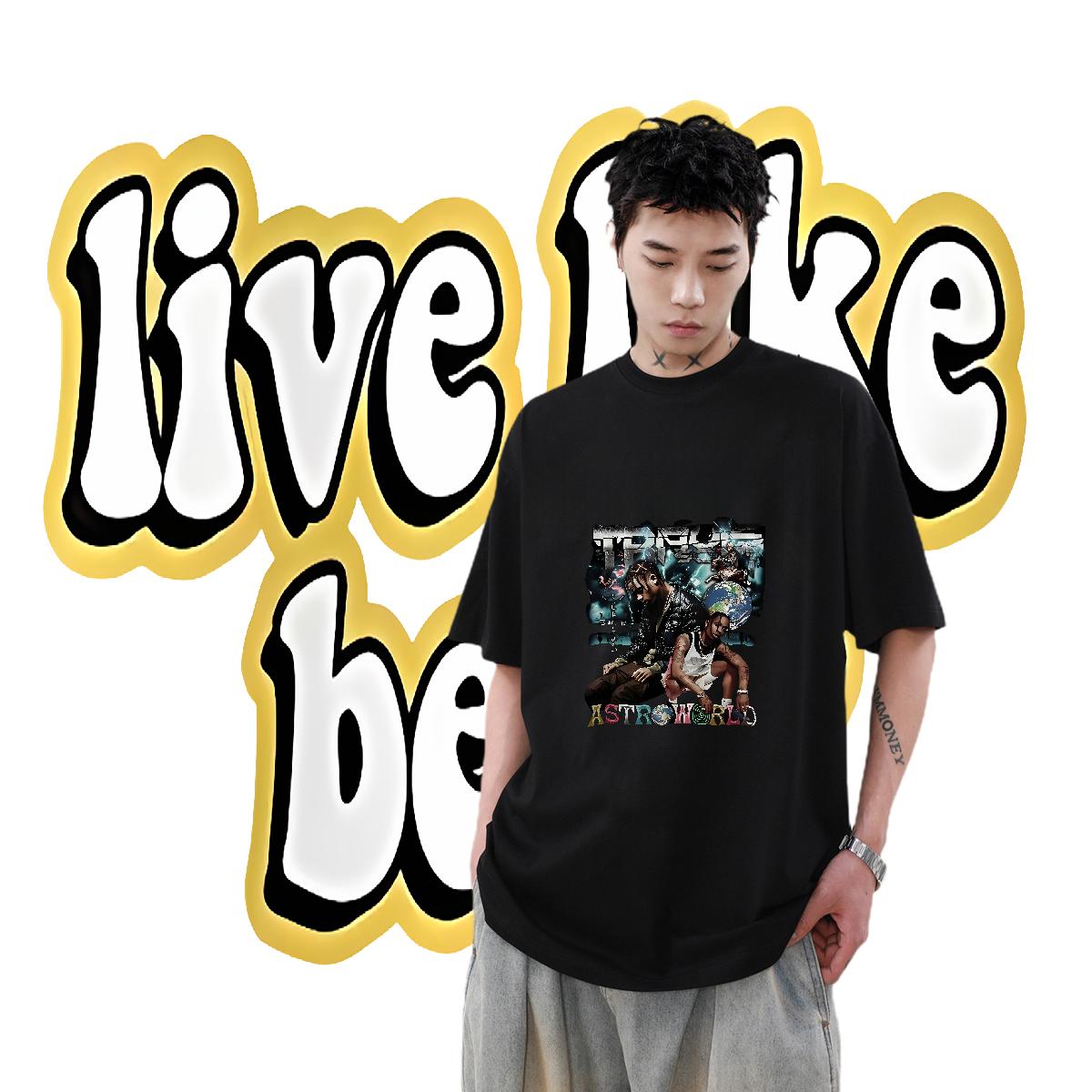 Popular Couples T Shirts Cotton Breathable Daily Wear Mens T Shirts DIY Anime Designer Fashion Tee Shirt