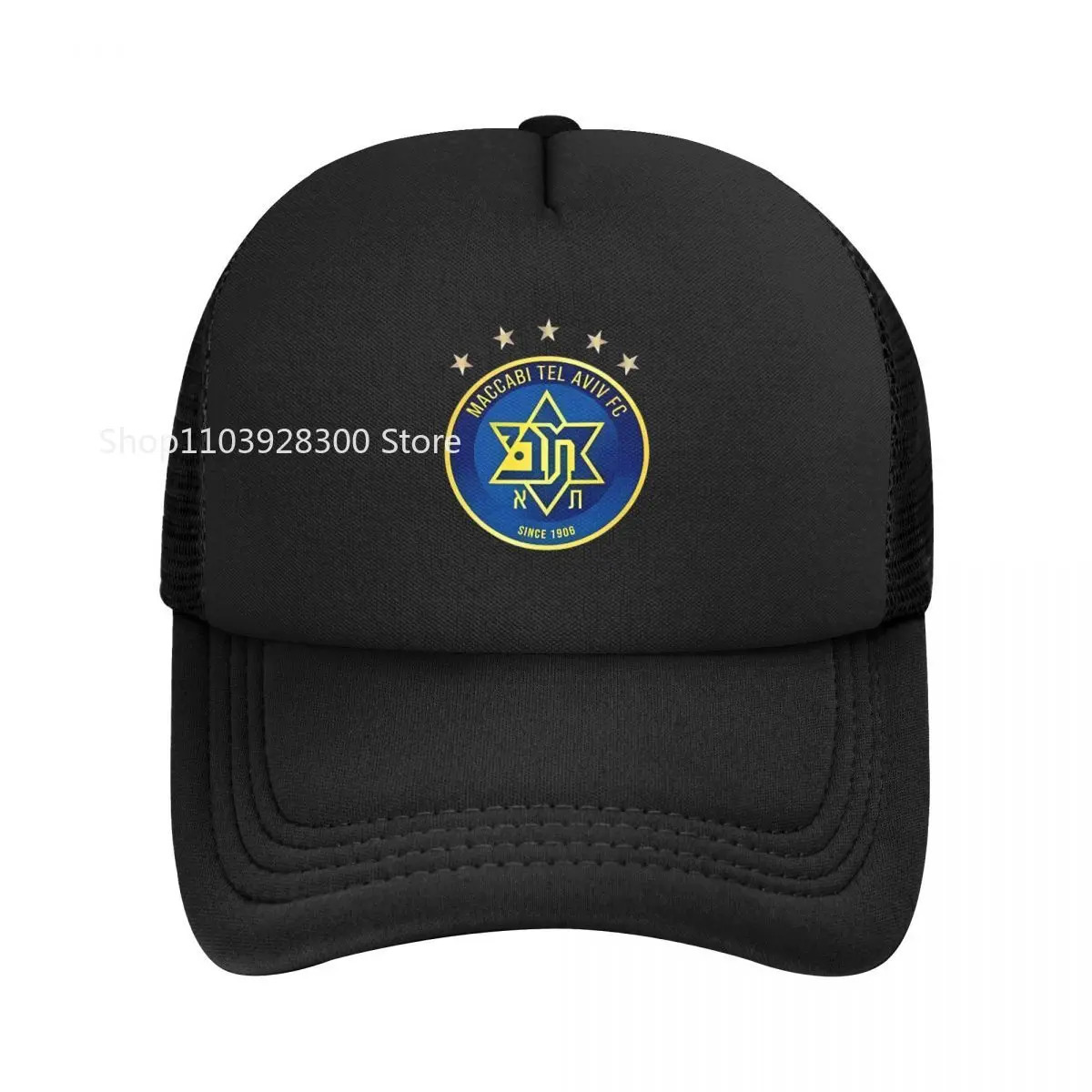 Half Tel Aviv Israel Flag Polyester Print 5 Stars Football Game Baseball Cap Fashion Sun Hat Women Men 240710