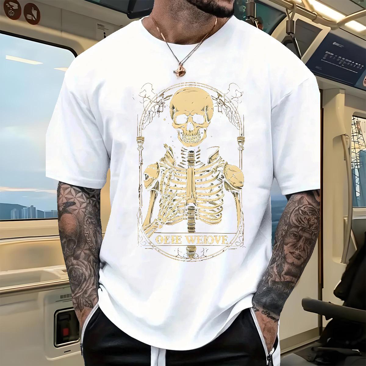 Casual New Mens T Shirts CY-240704056 230g 100% Cotton Cartoon Printing S-4XL Tshirts Anime Printing Street Cotton Breathable Classic Tops Tees