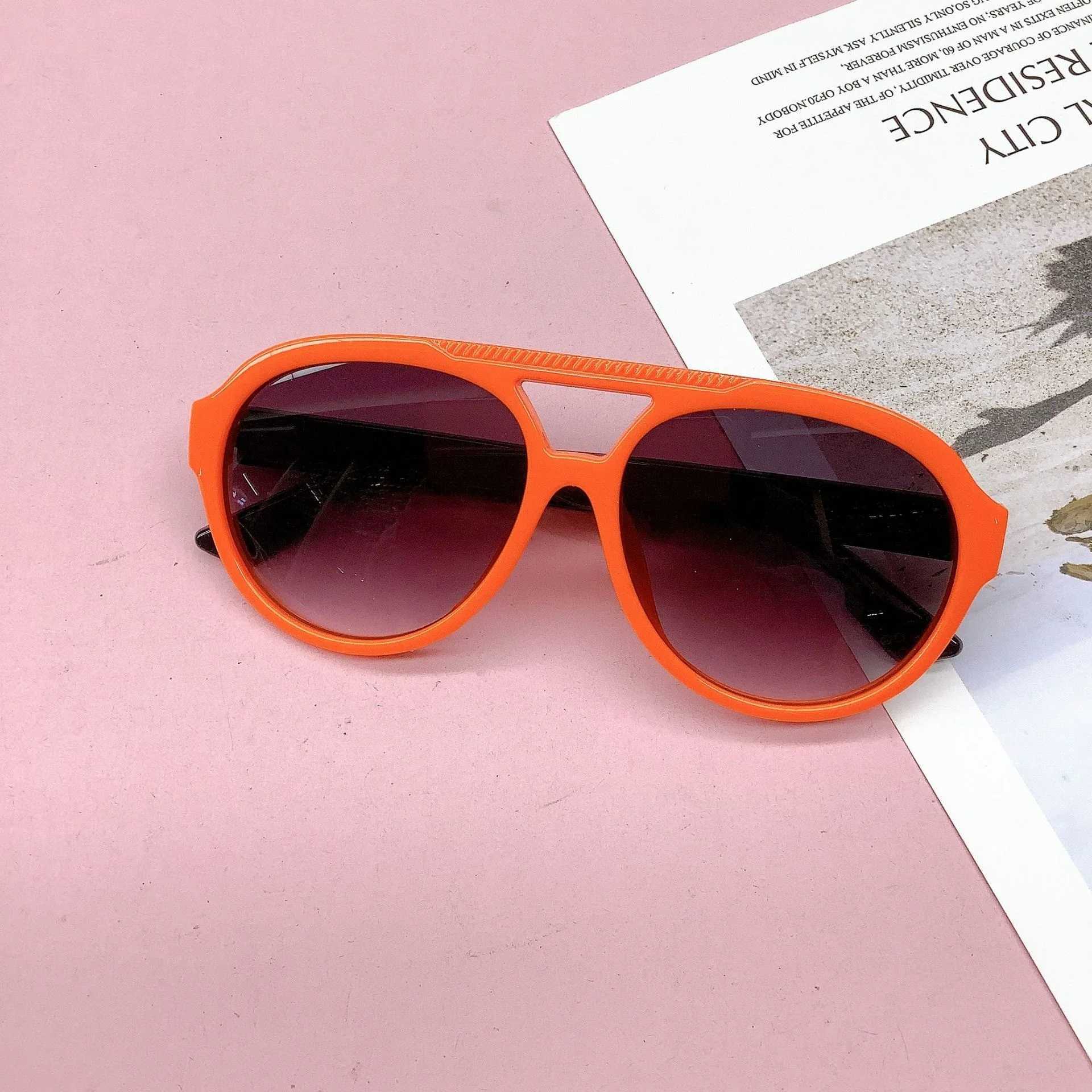 Sunglasses 2023 New Toad mirror Childrens sunglasses Fashion sun-shading concave outdoor fashion baby sunglasses