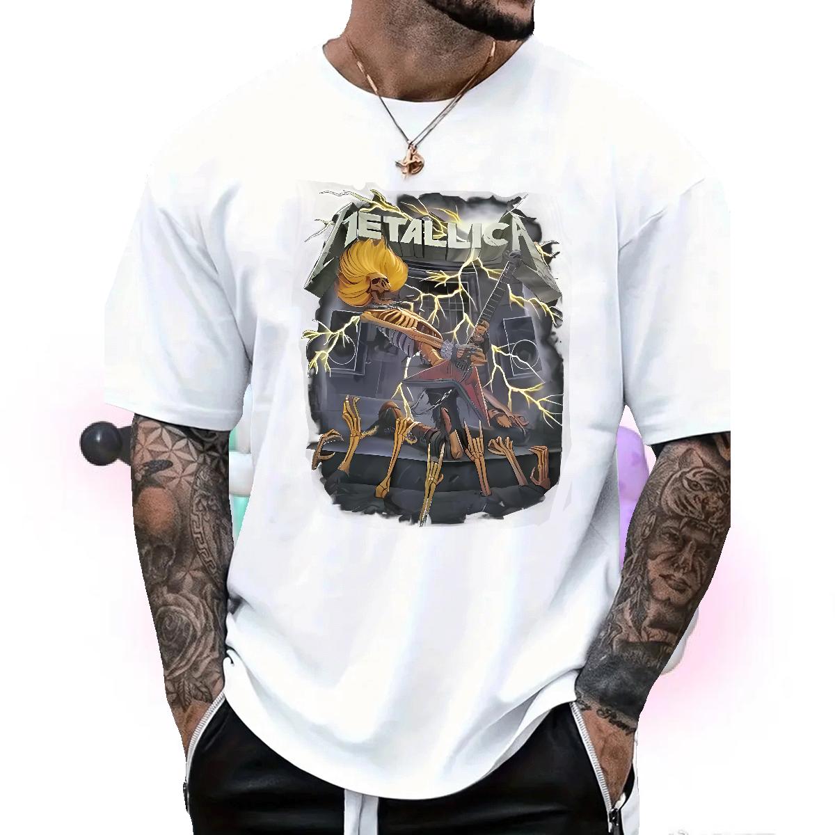 Fashion Casual T shirt fashion 230g Cotton DIY Printed Outdoor Men Tees Cotton Breathable 5A