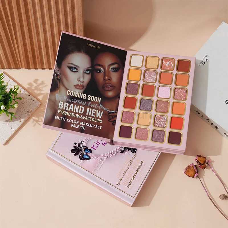 5-layer Book Palette High-gloss Blush Eyeshadow 5-in-1Multifunctional MakeupSet Easy to Carry Fashion Women MakeUp ToolsM240716