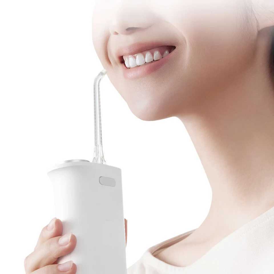 Other Oral Hygiene 2024 NEW XIAOMI MIJIA Electric Oral Irrigator F400 Portable Water Pick Flosser 200ML 4-Mode Teeth Whitening Cleaner WaterpulseL478