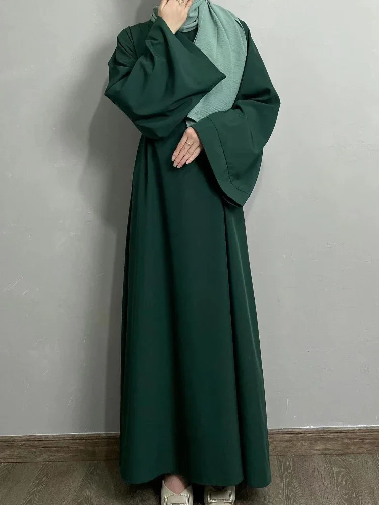 Abaya Muslim Long Dress Ramadan Women Clothing Dubai Turkey Kaftan Robe Longue Musulmane Vestidos Largos Thin Clothes 240715
