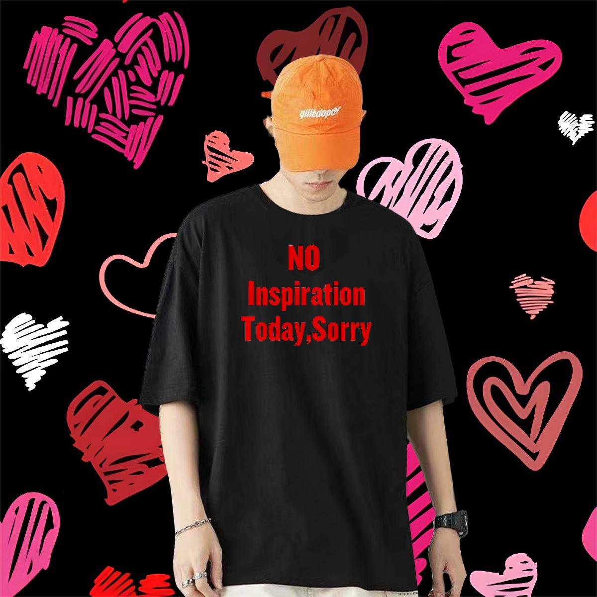 Cool T Shirts Men WH 230g 100% Cotton Anime Printing Street Breathable Crew Neck Cotton Men Tees Fashion DIY Printed Tees Shirts