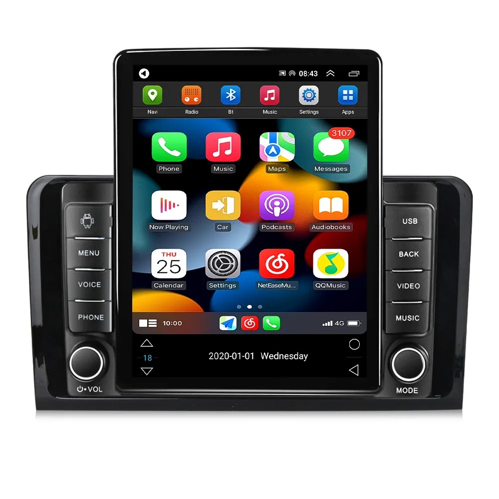 Android 13 Car Video Radio Player Audio GPS FOR BENZ ML 320/ML 350/W164 2005-2012 GL 2 Din Multimedia Navigation Stereo Carplay Auto