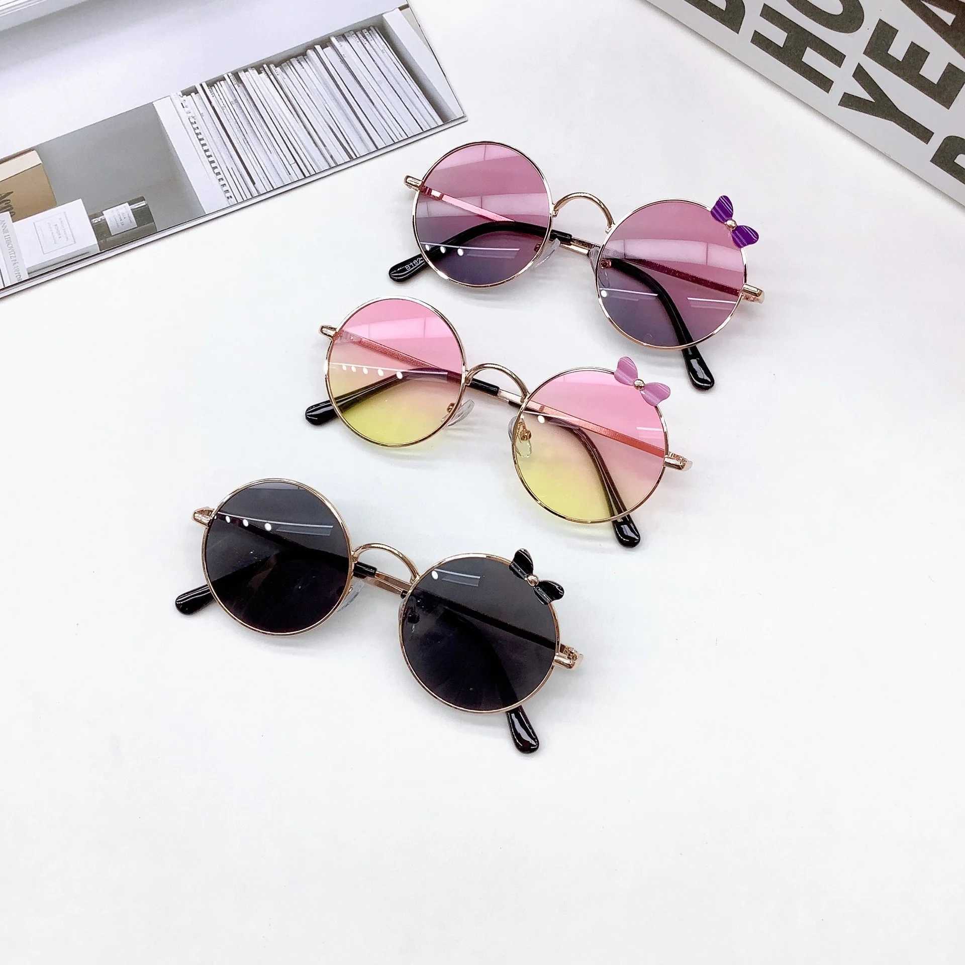 Sunglasses New Childrens Sunglasses Fashionable Sun Protection UV Protection Sunglasses Baby Glasses Tide