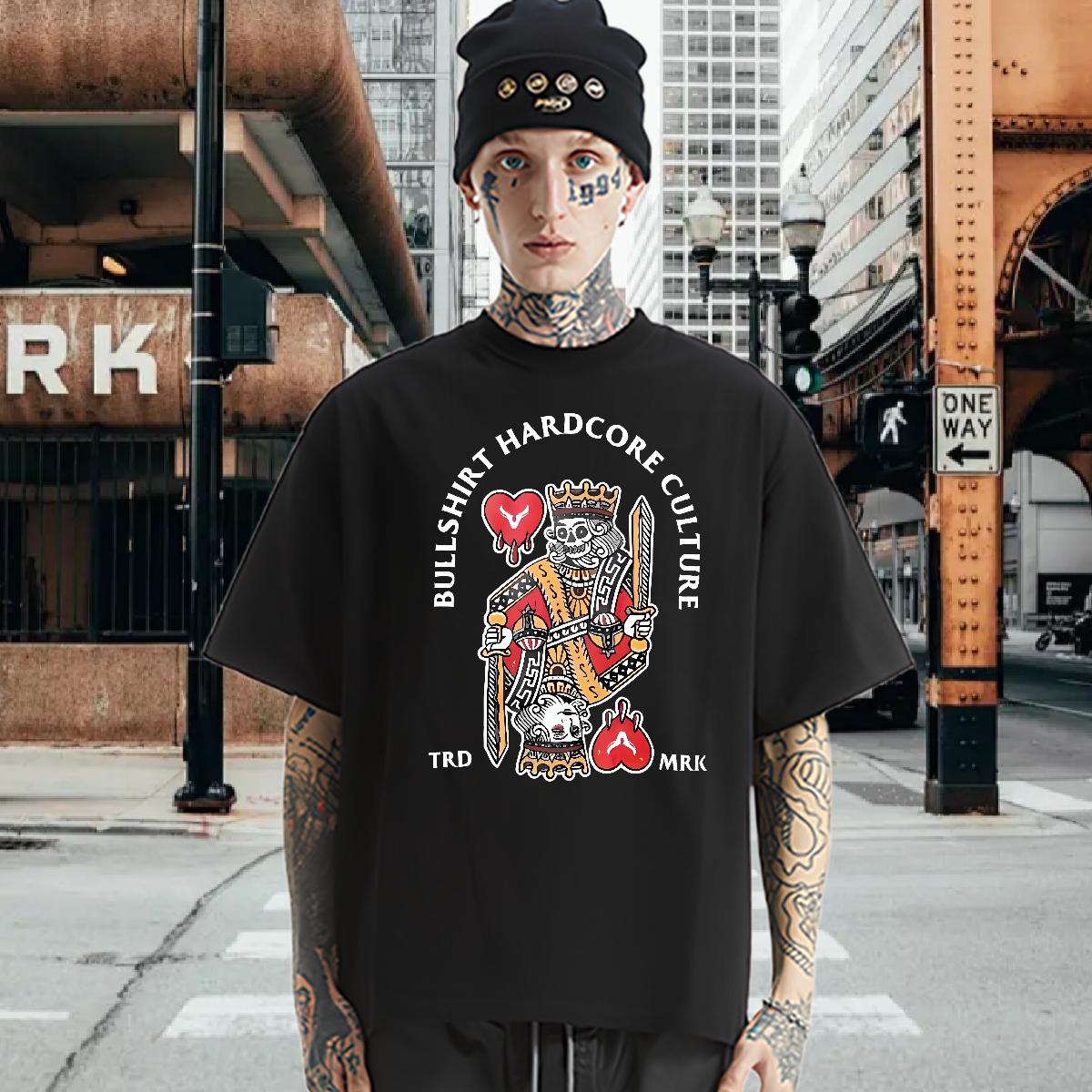 Customized Mens T Shirts fashion 100% Cotton 230g Skull Daily Outfit Tshirt for Man Woman Cotton Breathable Short Sleeve Brand