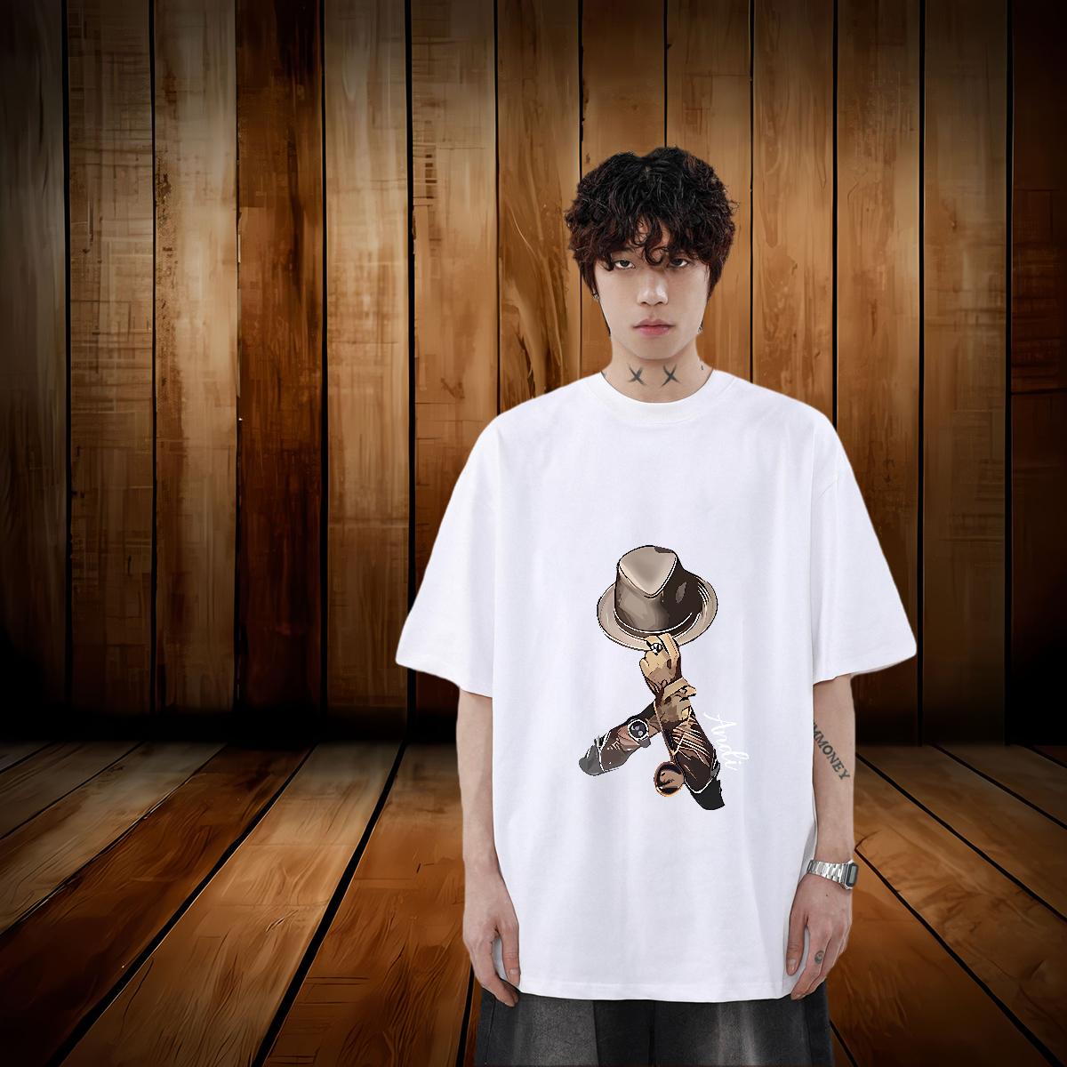 Fashion T Shirt For Man Custom Anime Men Tops Tees Hip Hop Short sleeve Cotton Soft Classic Clothings