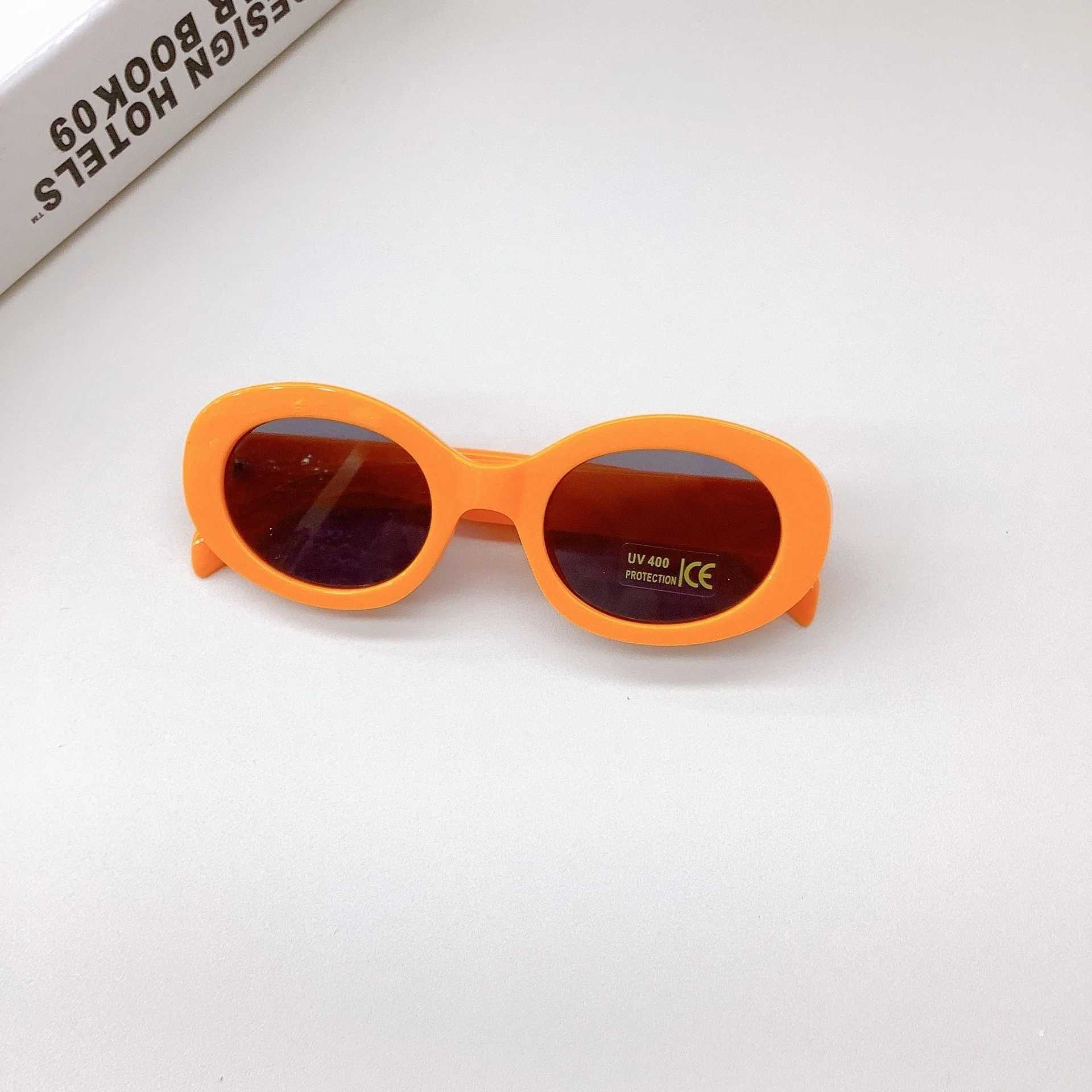 Sunglasses New fashionable oval frame childrens sunglasses fashion baby sunglasses same glasses