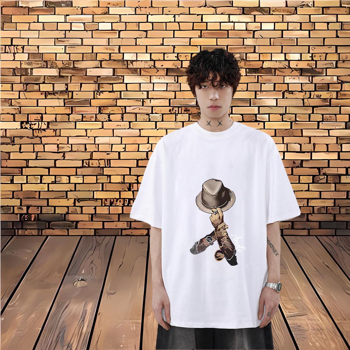 Designer Mens Tshirts Breathable Short Sleeve Street wear Hip Hop T-Shirts for Men DIY Logo 2024 Designer Wear