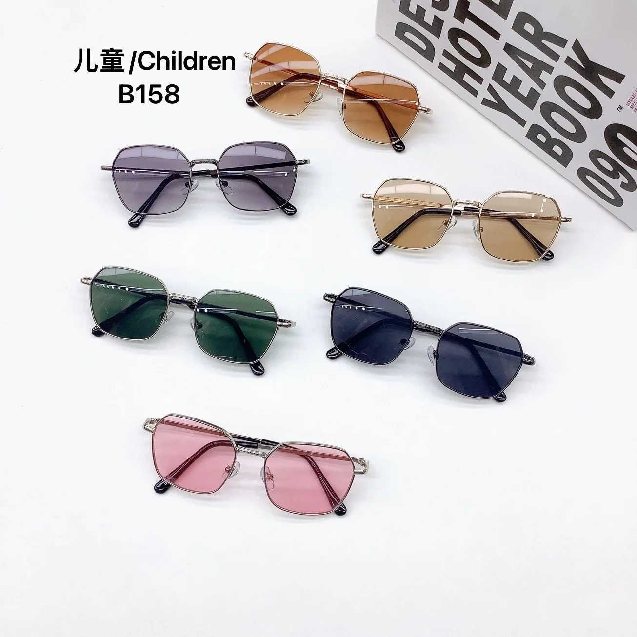 Sunglasses Fashionable and trendy childrens sunglasses version UV resistant fashion box internet red personalized baby sunglasses