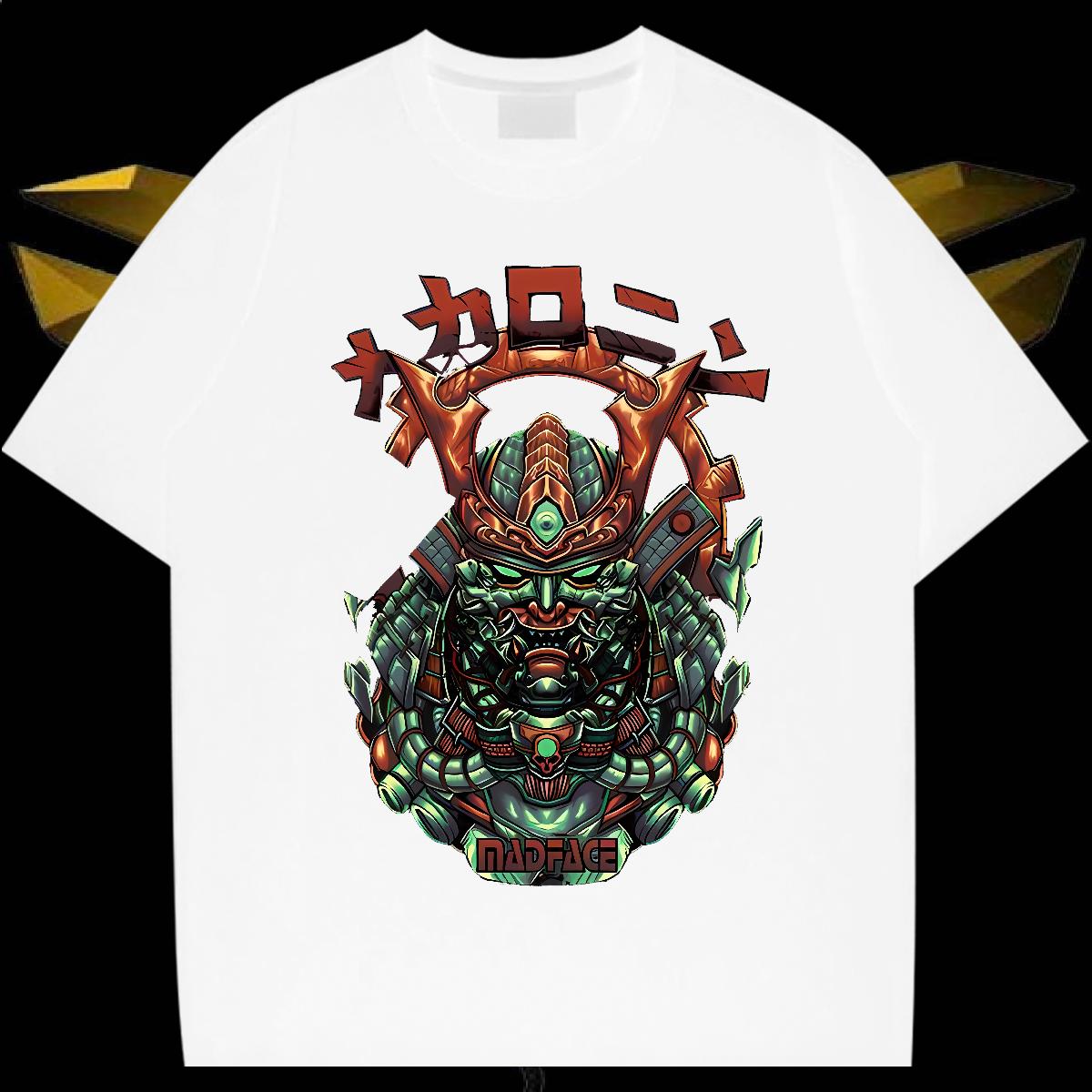 Stylist T-Shirts for Men fashion 100% Cotton 230g Customized Print Anime Printing Street Tshirts Breathable Short Sleeve Unisex