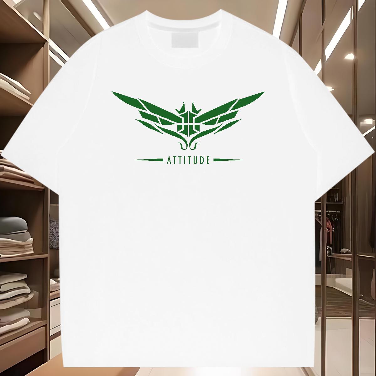 2024 Designer T Shirt For Man Wing 230g 100% Cotton DIY Logo Street wear Hip Hop Men Clothes T-Shirt Cotton Breathable Unisex
