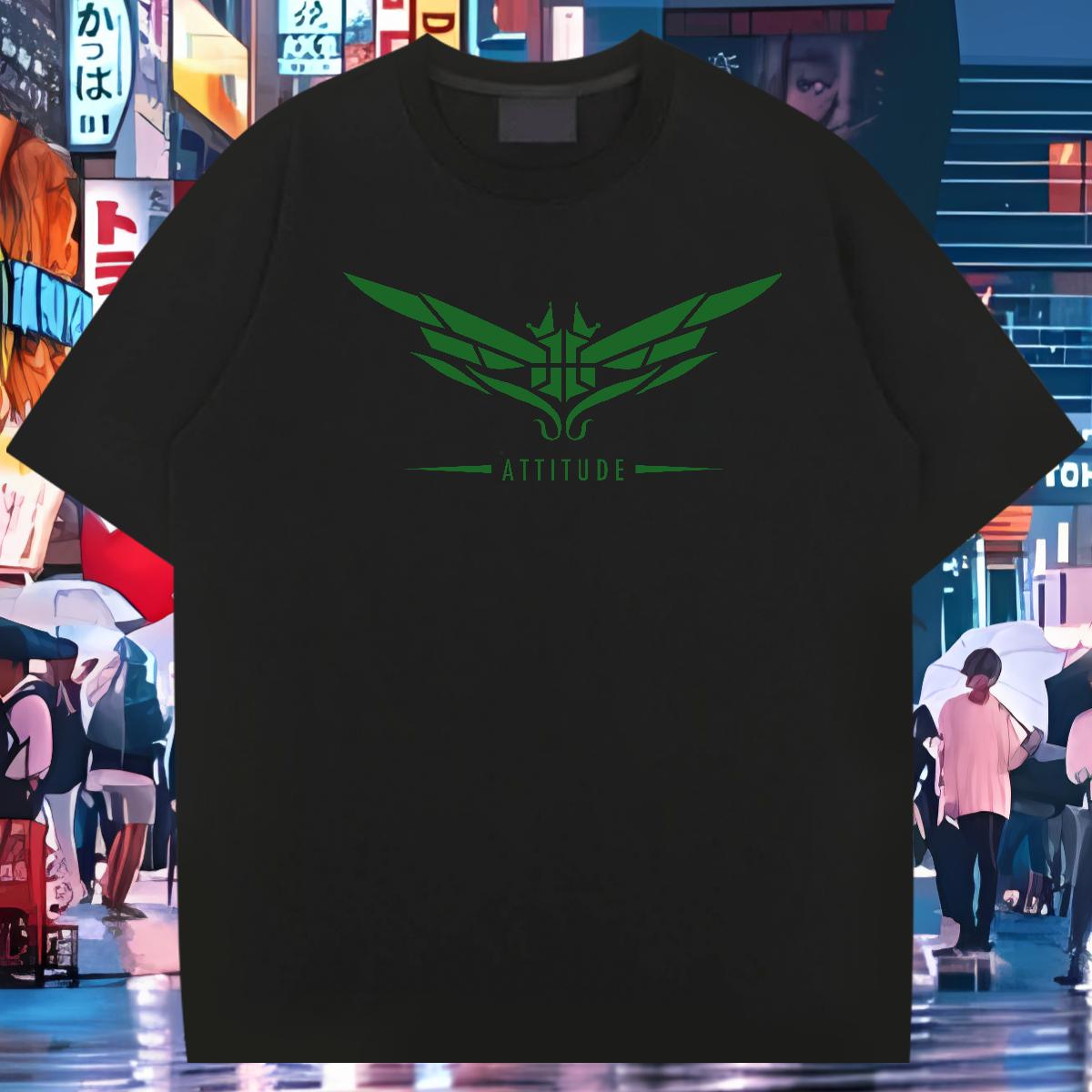 Fashion T shirt Wing 230g 100% Cotton Oversized 4XL Street Casual Tshirt for Man Woman Short sleeve Cotton Soft 5A