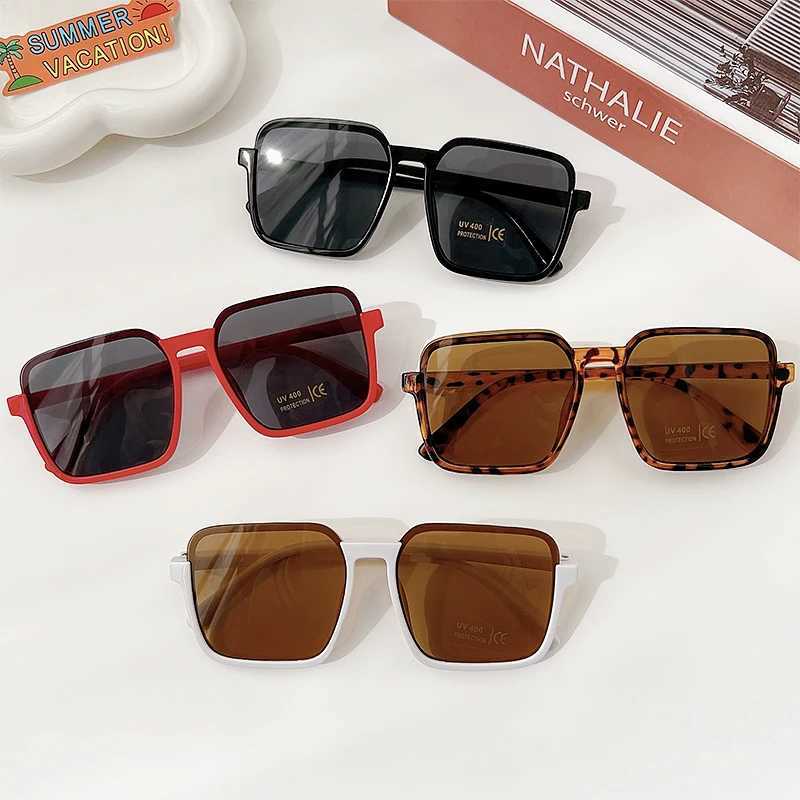 Sunglasses New Girls Colors Geometric Rectangle Eye Protection Accessories Children Colors Sunglasses Girls Boy Kids Polarized Sunglasses