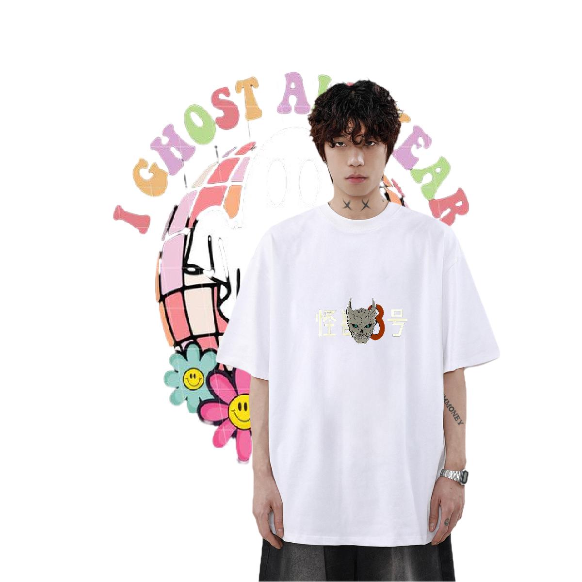 New Arrival T-Shirts Custom Printing Men Tees Outdoor Cotton Breathable Loose Top Tees