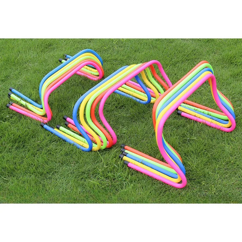 3Pcs 15cm Soccer Hurdles With Cloth Container Wrapper Football Agility Training Set Outdoor Speed Accessories 240712