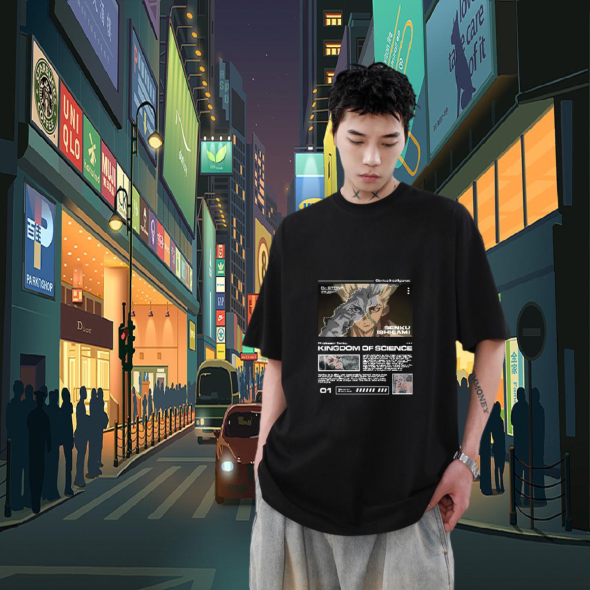 Brand T Shirts Men Street Casual Short sleeve Cotton Soft Men Tees Customized White Plus Size Tops Tees