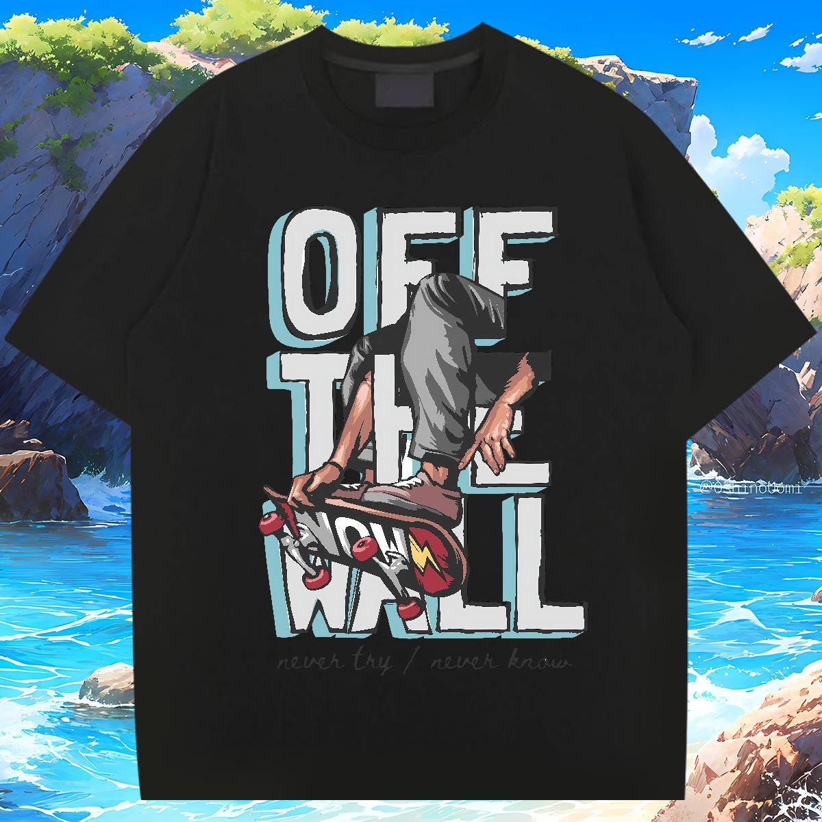 Cool Tshirt for Man Woman Graffiti Art 100% Cotton 230g Breathable Short Sleeve Spring Summer T-Shirts Custom Wholesale Polos