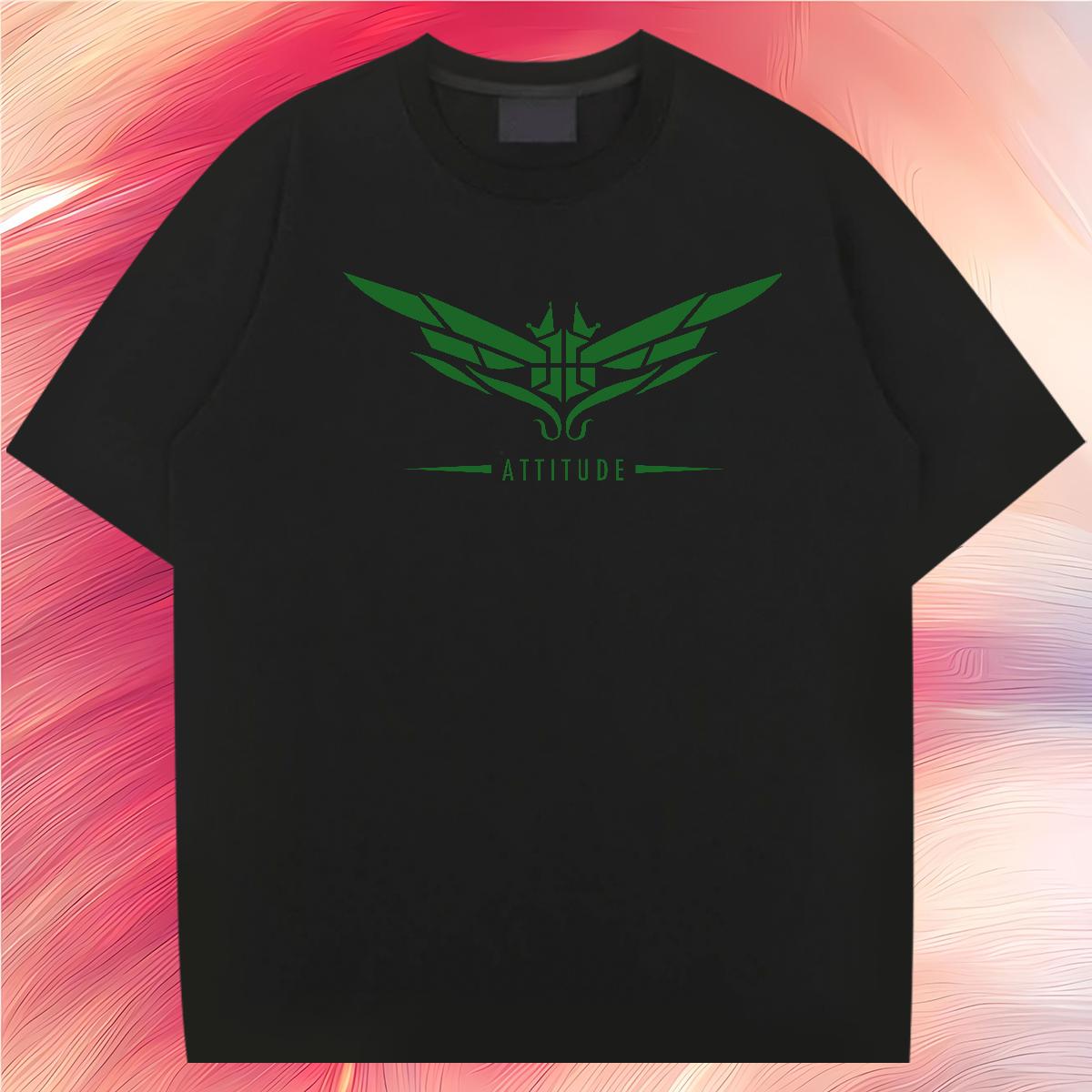 Cool Couples T Shirts Wing 230g Cotton Short sleeve Cotton Soft High Street Hip Hop T-Shirts Plus Size Cartoon 2024 New Tops Tees