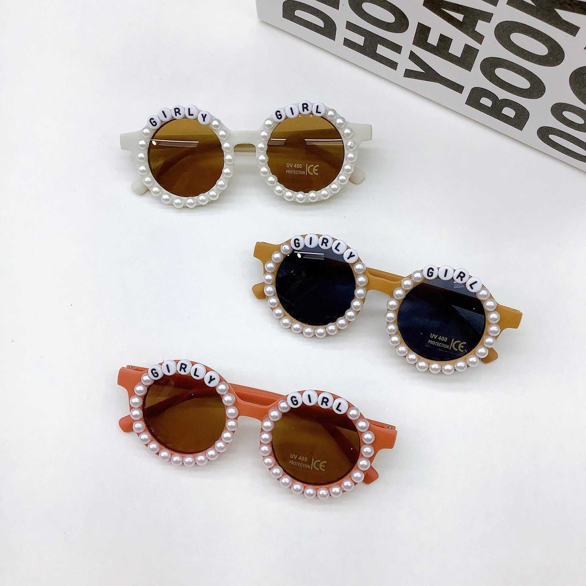 Sunglasses New fashionable DIY childrens sunglasses with concave shape baby sunglasses and UV resistant sun visors