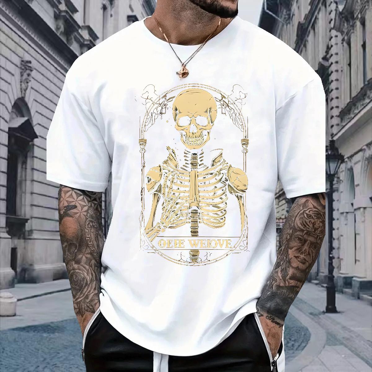 2024 T-Shirts for Men CY-240704056 100% Cotton 230g DIY Logo Hip Hop Men Tees Cotton O Neck Short Sleeves High Quality