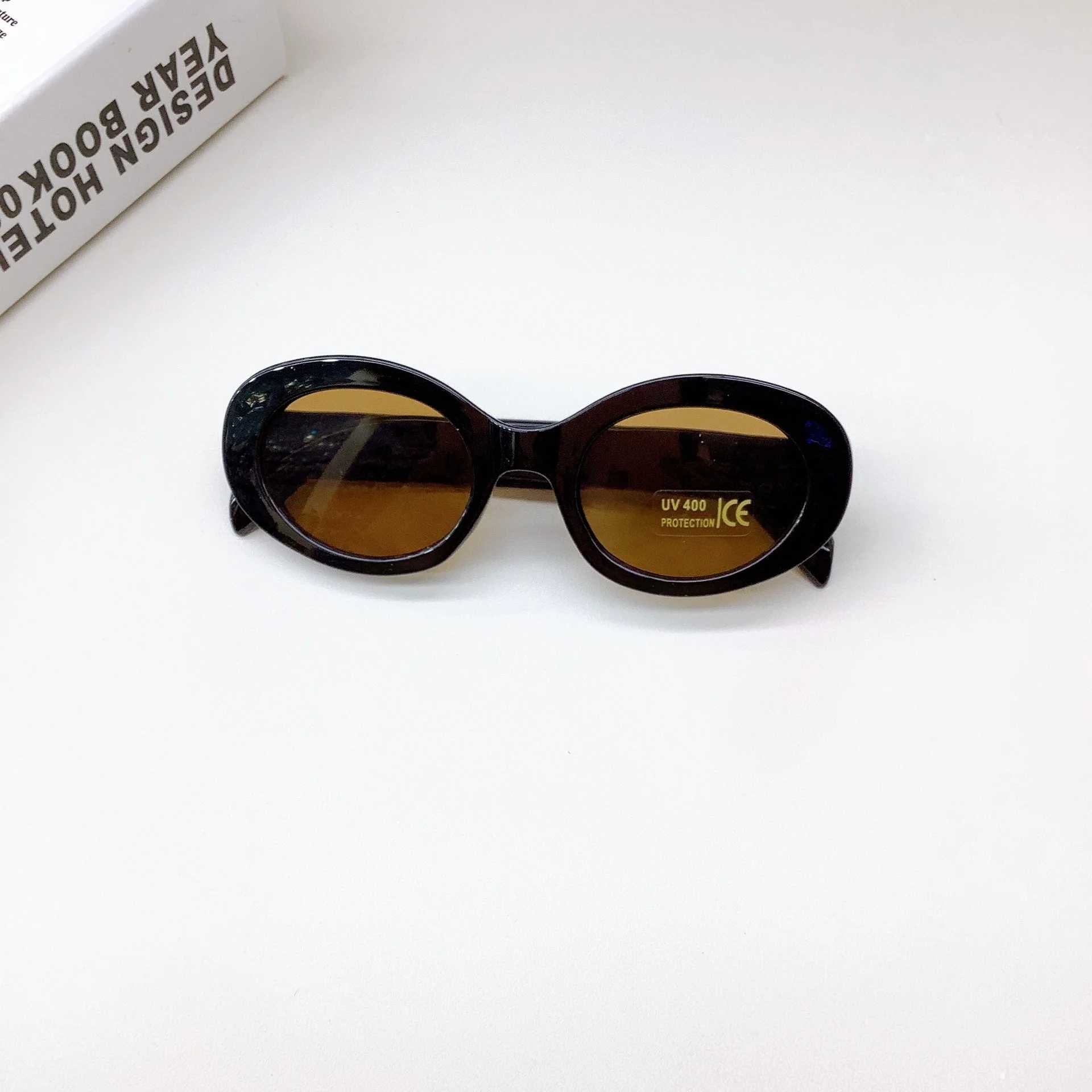 Sunglasses New fashionable oval frame childrens sunglasses fashion baby sunglasses same glasses