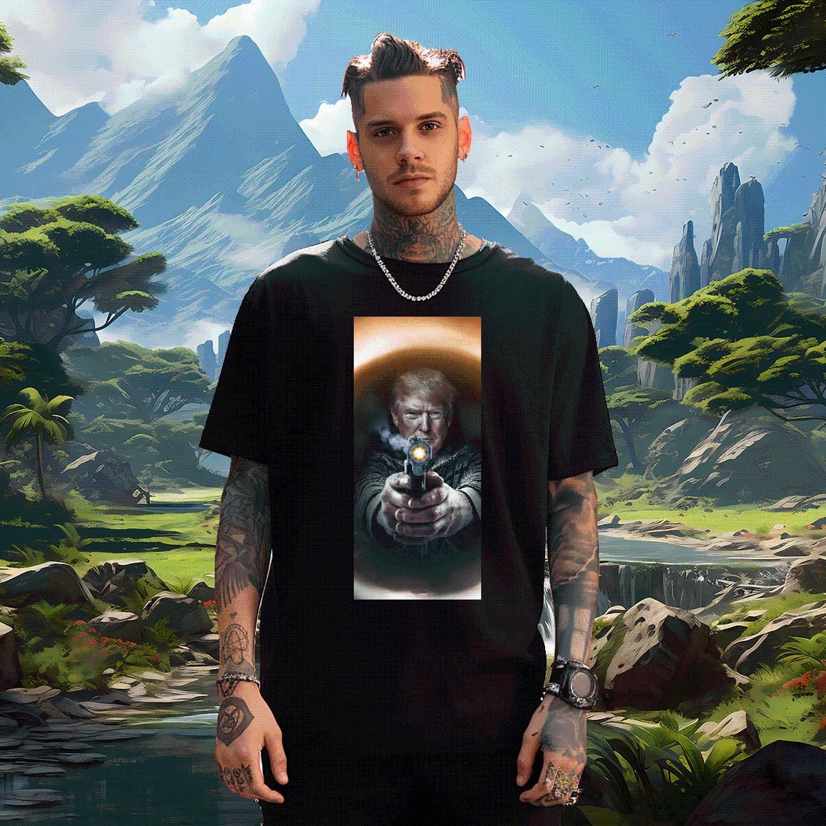 Cool Tshirt for Man Woman Fight 230g 100% Cotton Short sleeve Cotton Soft Street Casual T shirt DIY Printed New Designer Tops Tees