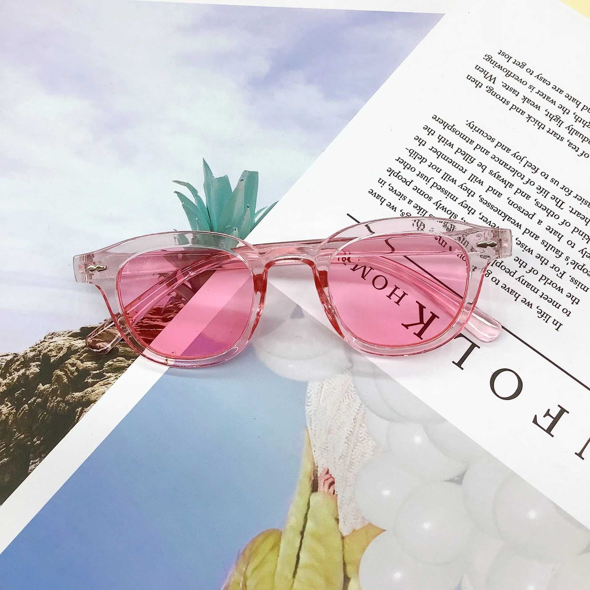 Sunglasses New fashion rice nail childrens sunglasses travel anti-ultraviolet childrens sunglasses trend glasses